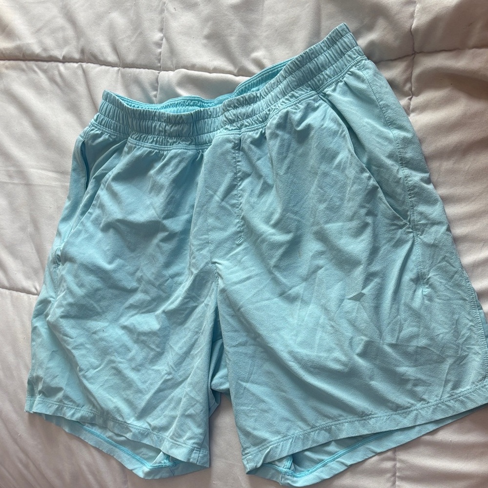 lululemon athletica Light Blue Athletic Shorts